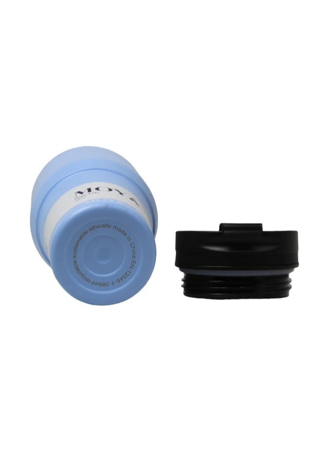 MOYA High Tide 380Ml Travel Coffee Mug Black - Powder Blue - Image 3