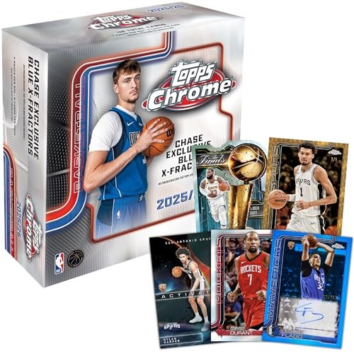 Topps 202526 Topps Chrome Basketball Factory Sealed Mega Box - Image 3