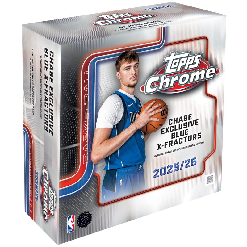 Topps 202526 Topps Chrome Basketball Factory Sealed Mega Box - Image 2