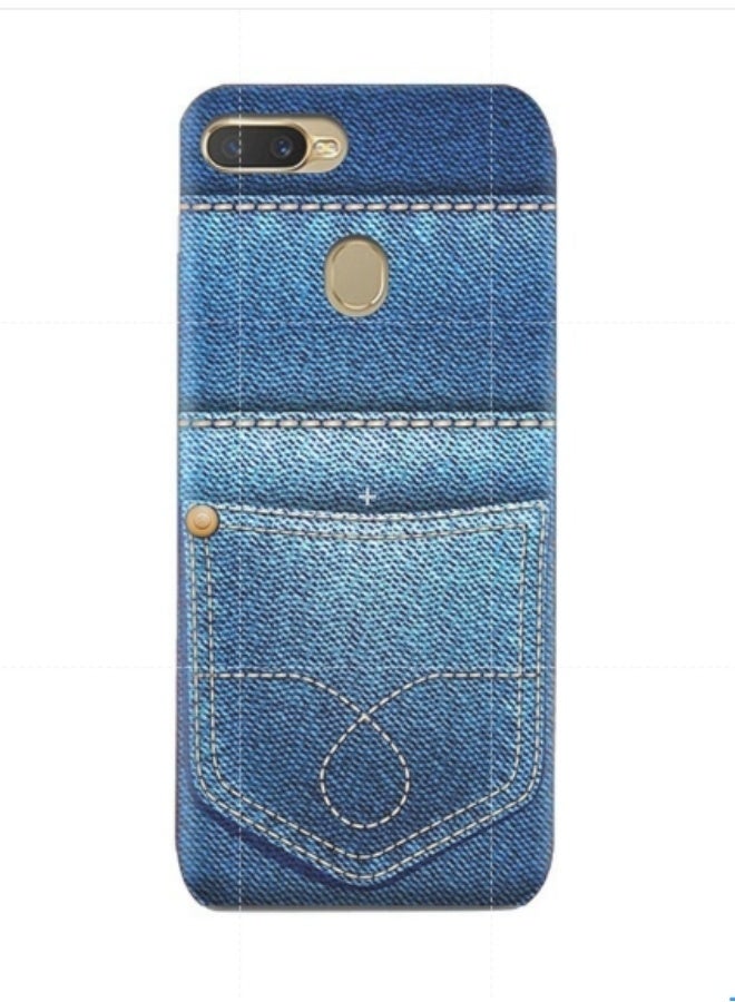 AMC DESIGN Amc Design Oppo A5 Tpu Silicone Case With Jeans Pattern Jeans Pattern