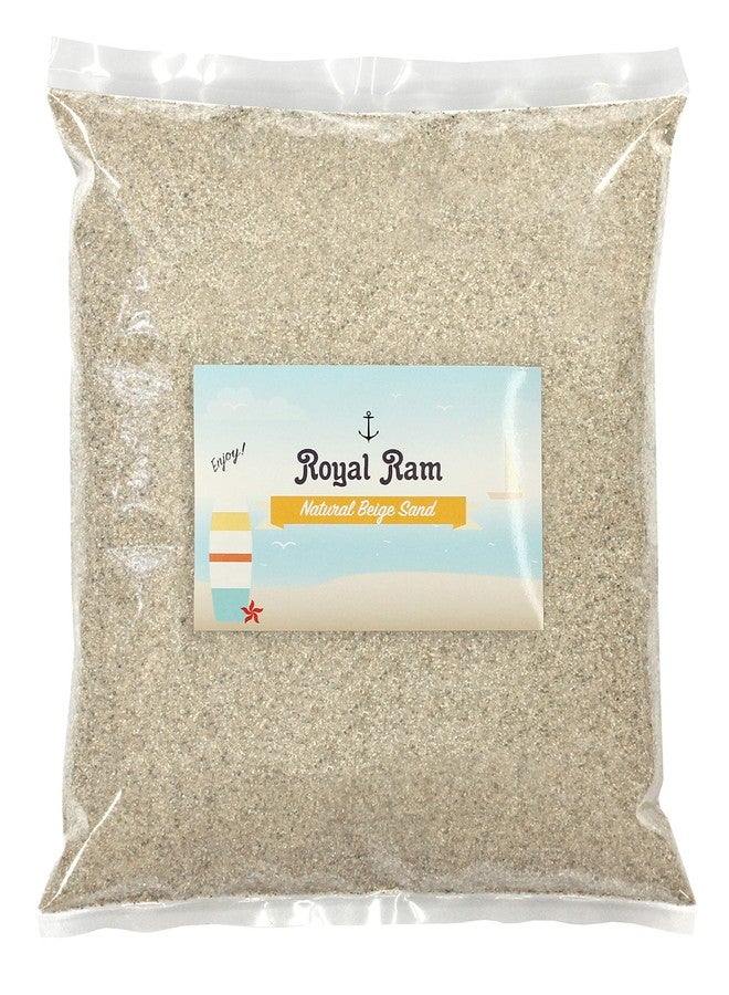 Royal Ram (5 Pounds) Natural Decorative Real Sand - Beige - for use in Crafts, Decor, Vase Filler, Aquariums and More! - Image 1