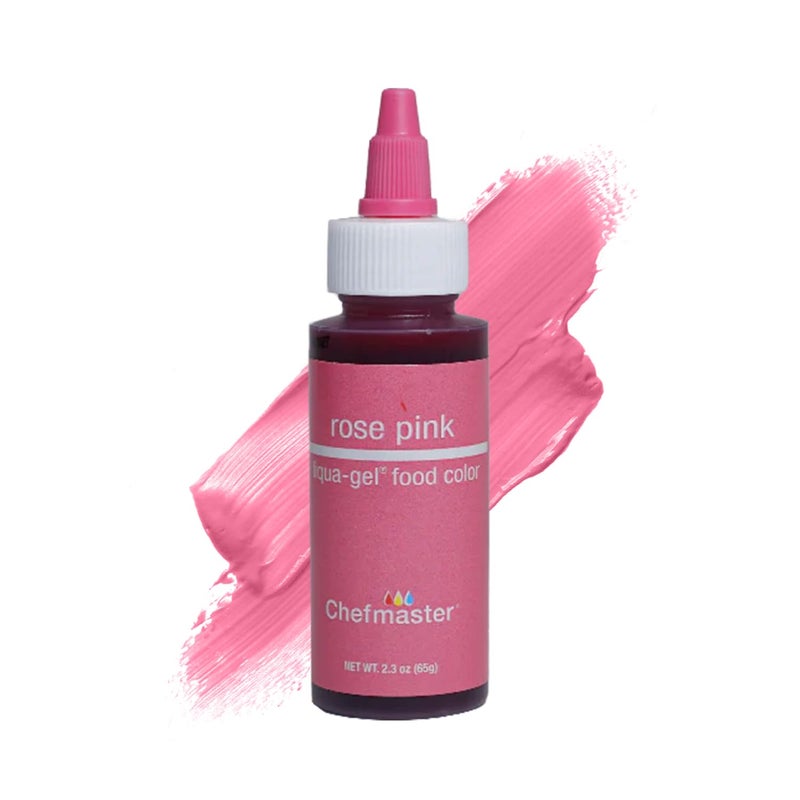 Chefmaster Rose Pink LiquaGel Food Coloring  Vibrant Color  ProfessionalGrade Dye for Icing Frosting Fondant  Baking  Decorating  FadeResistant  EasytoUse  Made in USA  23 oz - Image 3
