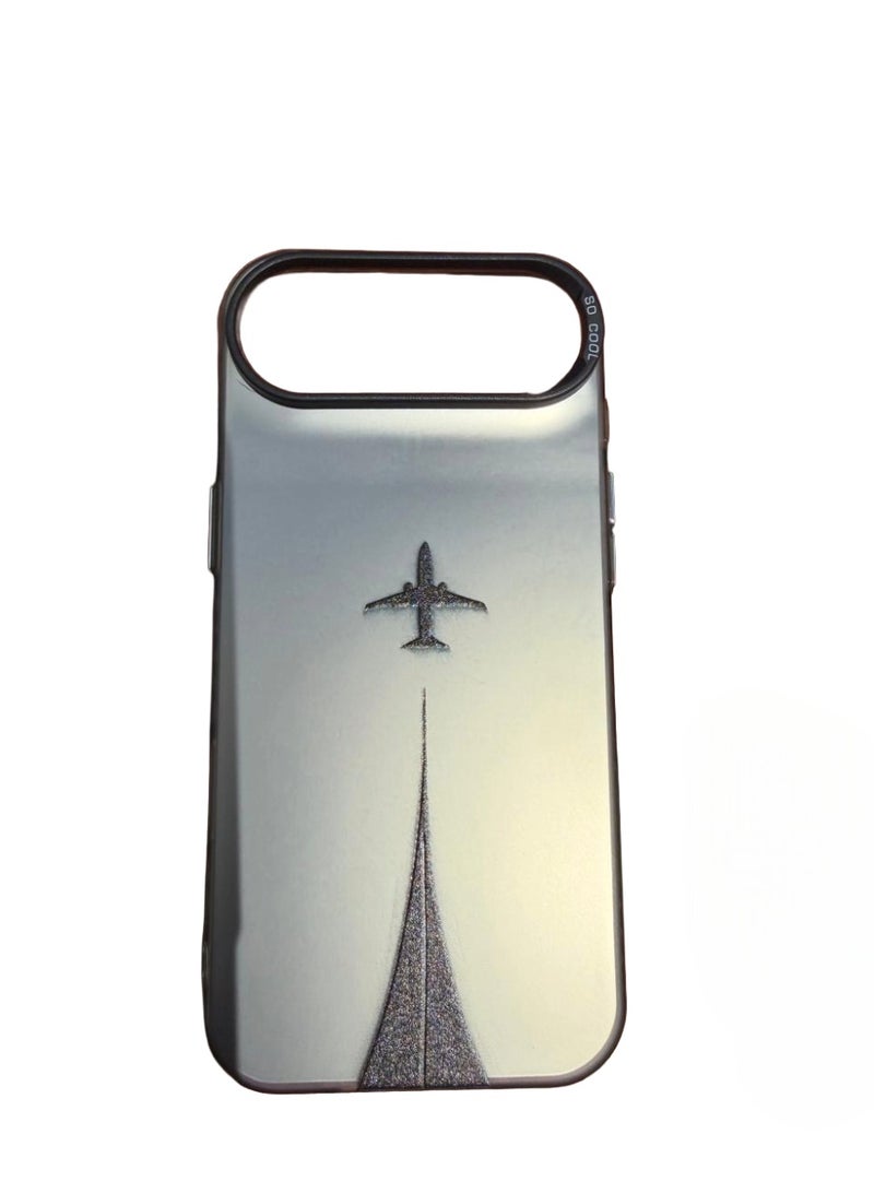 غطاء هاتف بتصميم مسار طائرة، مصنوع من مادة TPU ناعمة وواقية، مناسب لهاتف iPhone 17 Air. - Image 1