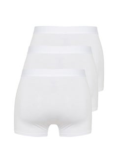 trendyol White Premium Bamboo Blend 3-Pack Basic Boxer TMNSS24BX00009  - Image 3