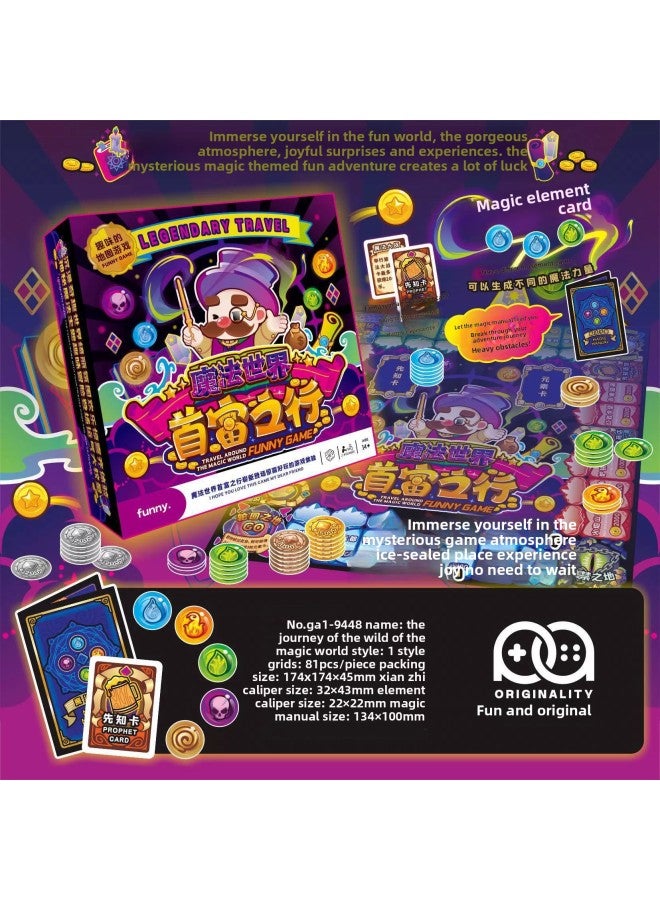 Magic World China Tour Cognitive Game Asia Romantic Tour Full Set Deluxe Parent-Child Party Game-Color:9521-Journey To The West - Image 4