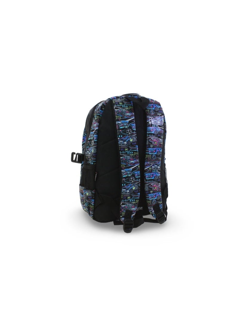 سميجل حقيبة ظهر "سميغل" (Smiggle) بتصميم سيارات، مقاس 17 بوصة – لون أسود - Image 2