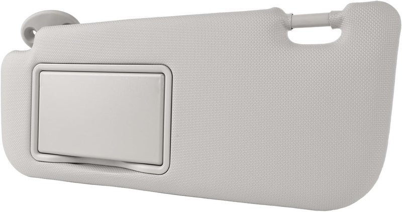 Tbest Car Sun Visor Left Driver Side Gray High Hardness with Vanity Mirror PVC Material for Cars Trucks SUVs - Image 5