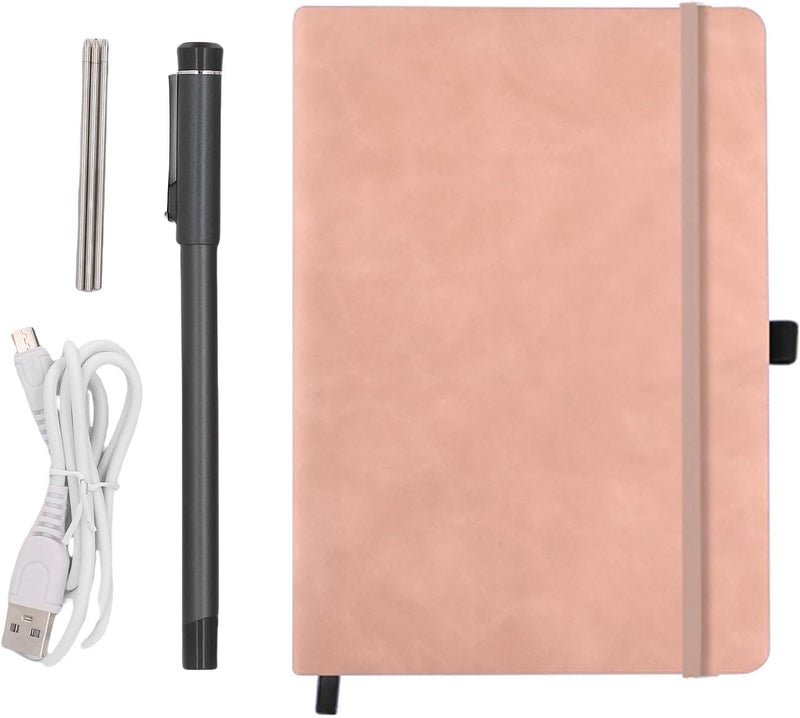 Dpofirs Masterben Smart Pen Notebook Set BT5 | 360 Degree Writing, AI Drawing with OCR, Real Time Sync to AndroidiOS, Offline Storage, Video Playback, Share As PDFImage, for Classroom (Pink) - Image 4