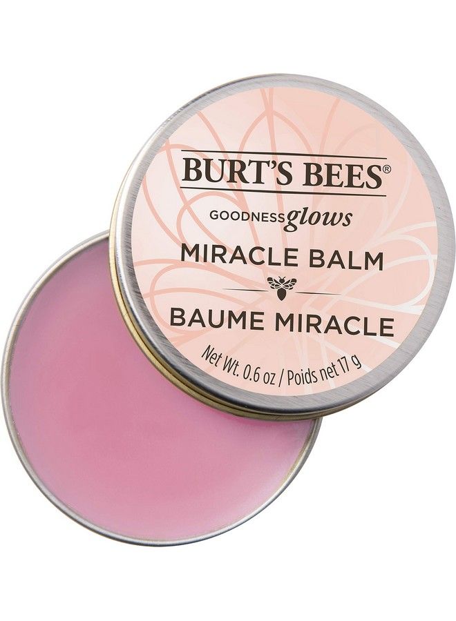 Burt's Bees 100% Natural Origin Goodness Glows Miracle Balm Hydrates And Softens Dry Skin From Head To Toe 06 Ounce Tin - Image 2
