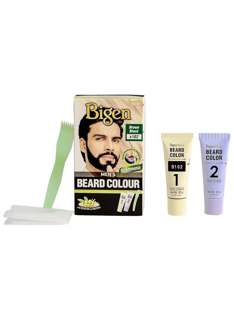 Bigen لون لحية الرجال، أسود طبيعي B101 (40 جرام) - Image 3