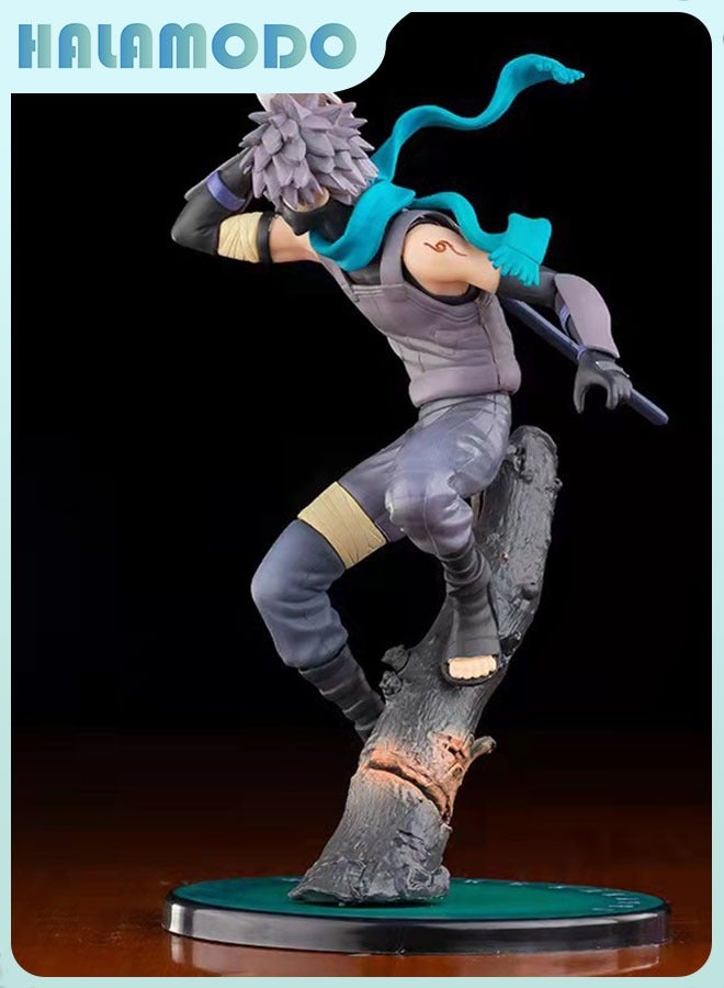 HALAMODO Naruto Naruto Shippuden, 22cm Running Kakashi Hatake with Raikiri in ANBU, Trendy Anime Figure Model, Decoration Gift - Image 4