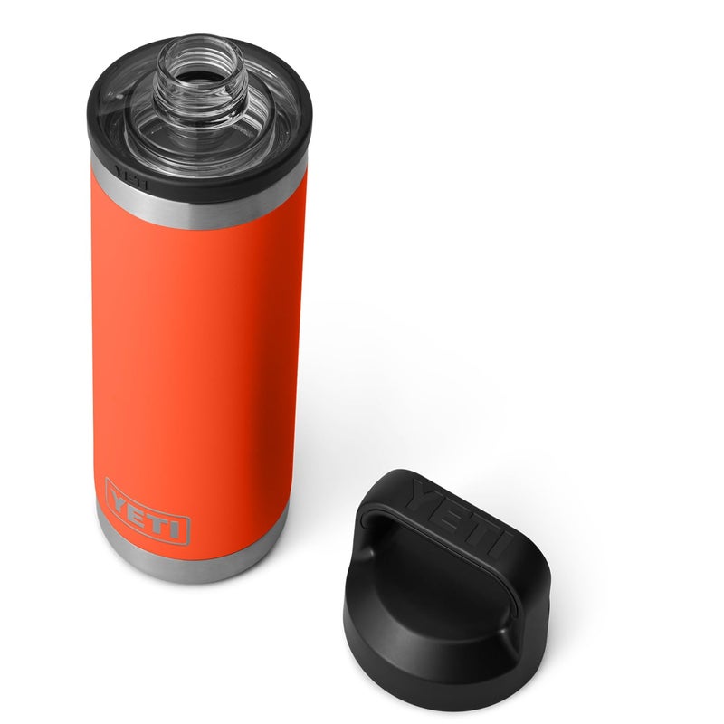 YETI Rambler 18 oz Bottle  Leakproof  Vacuum Insulated  Stainless Steel with Chug Cap  Papaya - Image 1