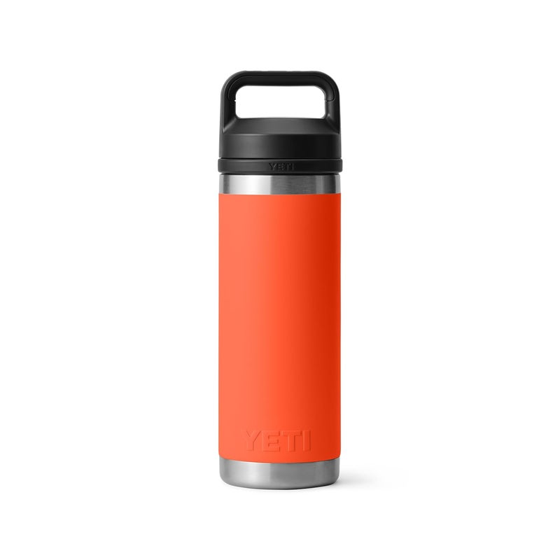 YETI Rambler 18 oz Bottle  Leakproof  Vacuum Insulated  Stainless Steel with Chug Cap  Papaya - Image 5