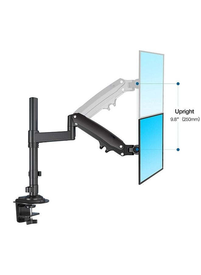 Arabest - Dual Monitor Desk Mount Stand Full Motion Swivel Computer Monitor Arm Fits 2 Screens up to 32'' with Load Capacity 4.4~26.4lbs for Each Monitor - Image 1