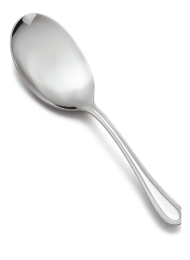 Noon East Serving Utensils, 3-Piece Stainless Steel Square Hostess Serving Set  including Serving Spoon, Rice Spoon & Ladle for Buffet Party Kitchen Restaurant, Mirror Finished & Dishwasher Safe - Image 2