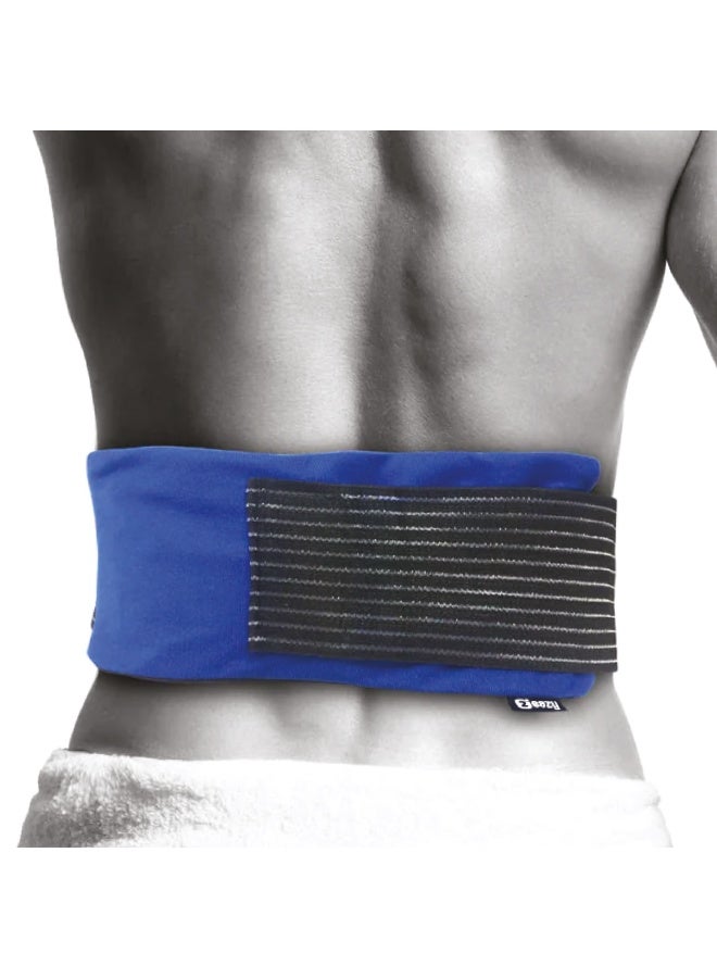 إيزي كمادة جيل "تو ايزي" متعددة الاستخدام ساخن وبارد مع جراب ورباط مرن للتحكم في المقاس (مقاس كبير)- ظهر - Image 1