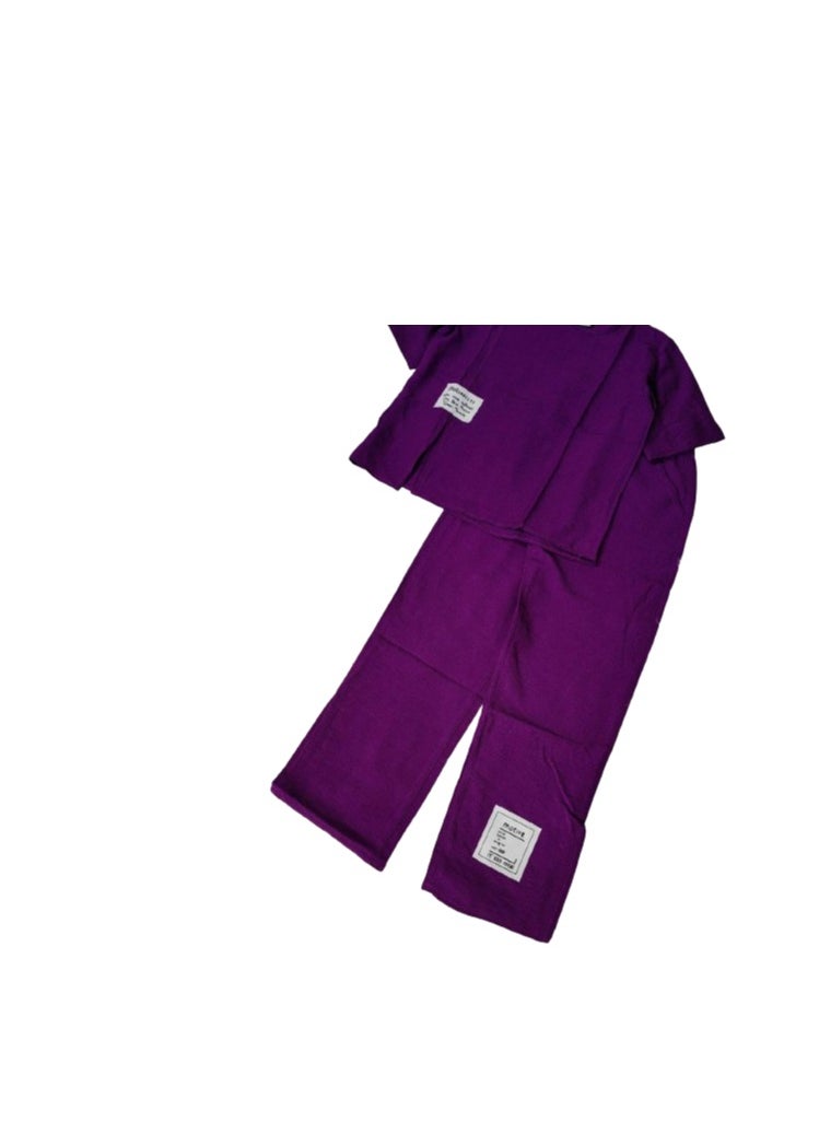 Generic - Girls' mauve two-piece suit - Image 1