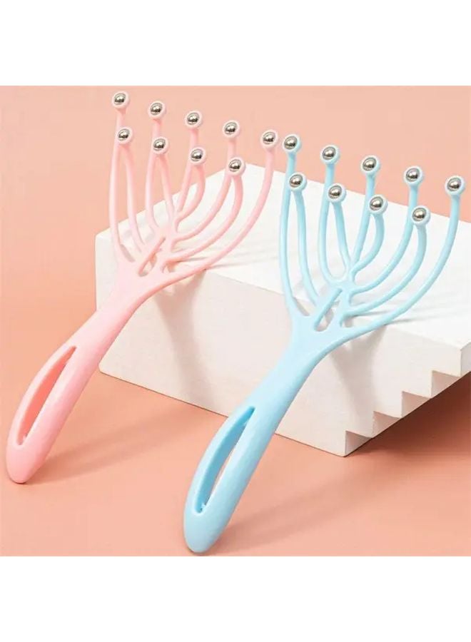 مساج رأس بمخالب وردية 9 - تحفيز عميق للأنسجة واسترخاء لفروة الرأس والوجه - Image 3