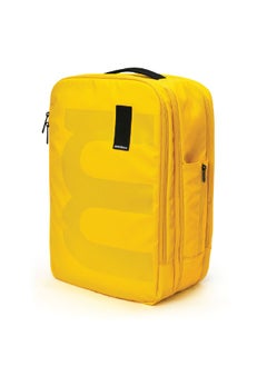 Mokobara MOKOBARA The Em Telescope Expandable Backpack - Green, Water-Resistant 15.6" Laptop Bag with Luggage Sleeve for Work, Travel, and Daily Use (Enough Yellow)  - Image 1