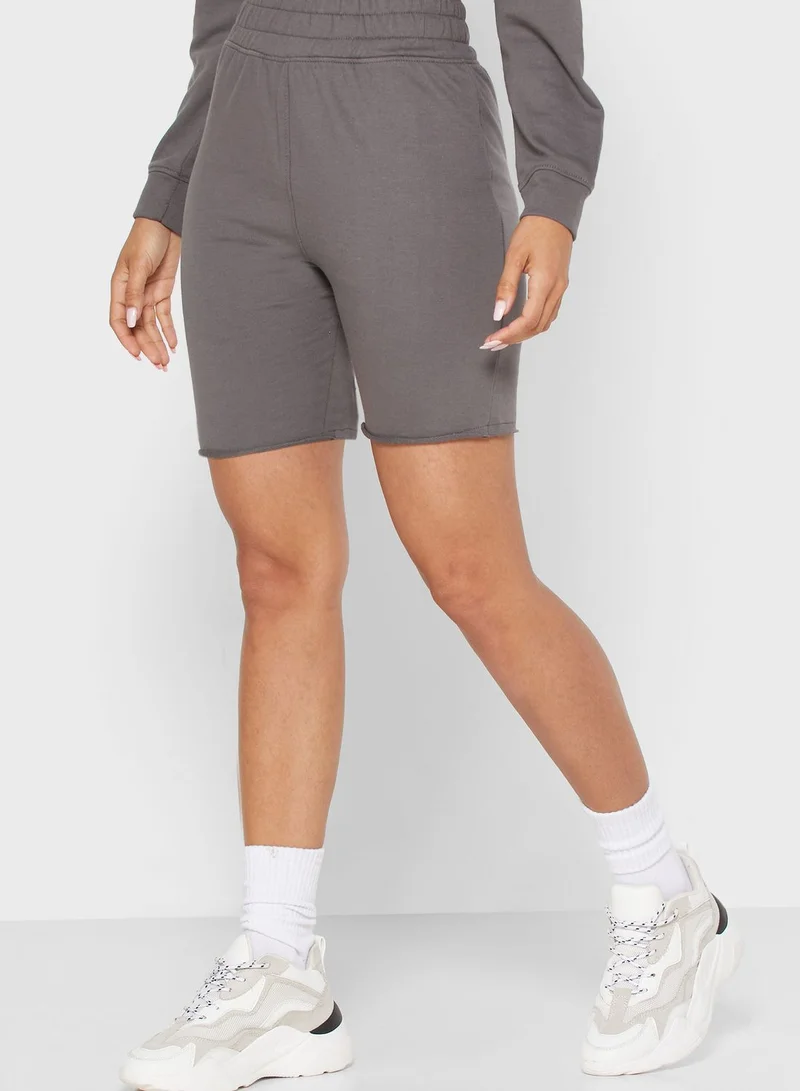 Missguided Cycling Shorts & Sweater Set Co Ord