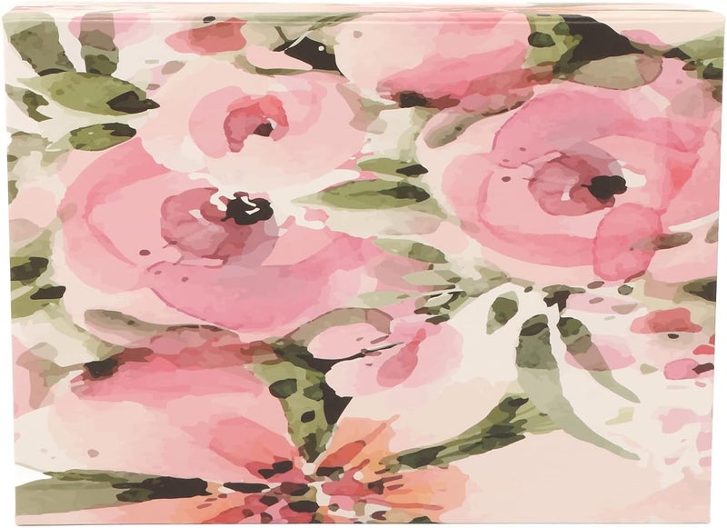 كلاراكو صندوق هدايا كبير من كلاركو، إغلاق مغناطيسي، من الورق المقوى المتين، شكل كلاسيكي، ألوان زاهية، سهل التجميع، استخدام واسع لإكسسوارات الهدايا (بنمط الزهور) - Image 1