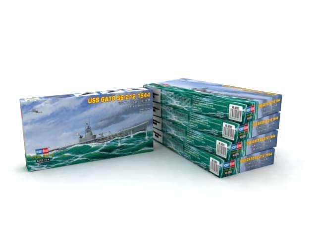 Hobby Boss USS GATO SS-212 1944 Boat Model Building Kit - Image 2