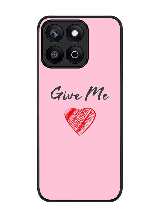 Stylizedd For Honor X7c 4G Case,Slim fit Camera Protection, Shockproof Thin Phone cover  - Give me love  - Image 1