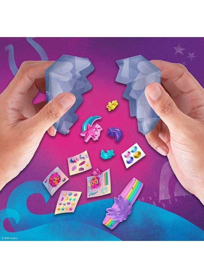 my little Pony My Little Pony: A New Generation Movie Crystal Adventure Sunny Starscout - 3-Inch Orange Pony Toy, Surprise Accessories, Bracelet (Accessory Colors May Vary)  - Image 2