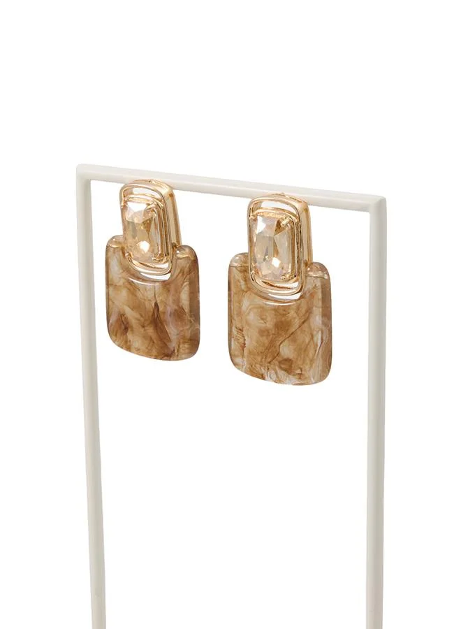 Aldo  Aeliaa Ladies Brown Earrings for Women | Best Price UAE