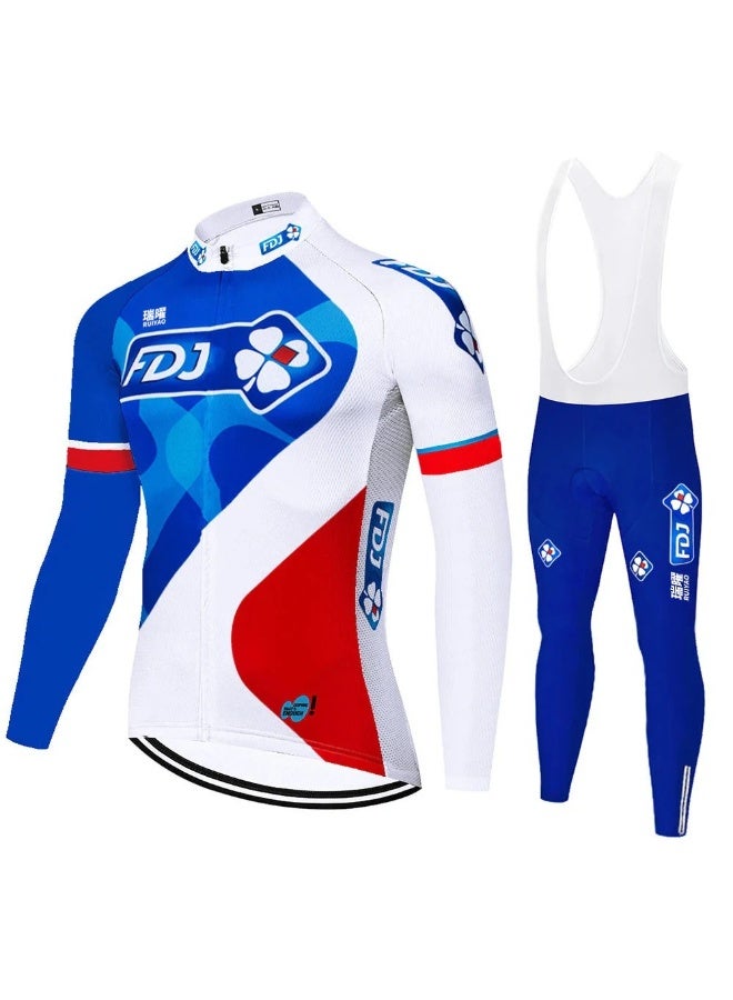 KUYING Men's And Women's Long Sleeved Thin Mountain Bike Riding Suit Set  - Image 1