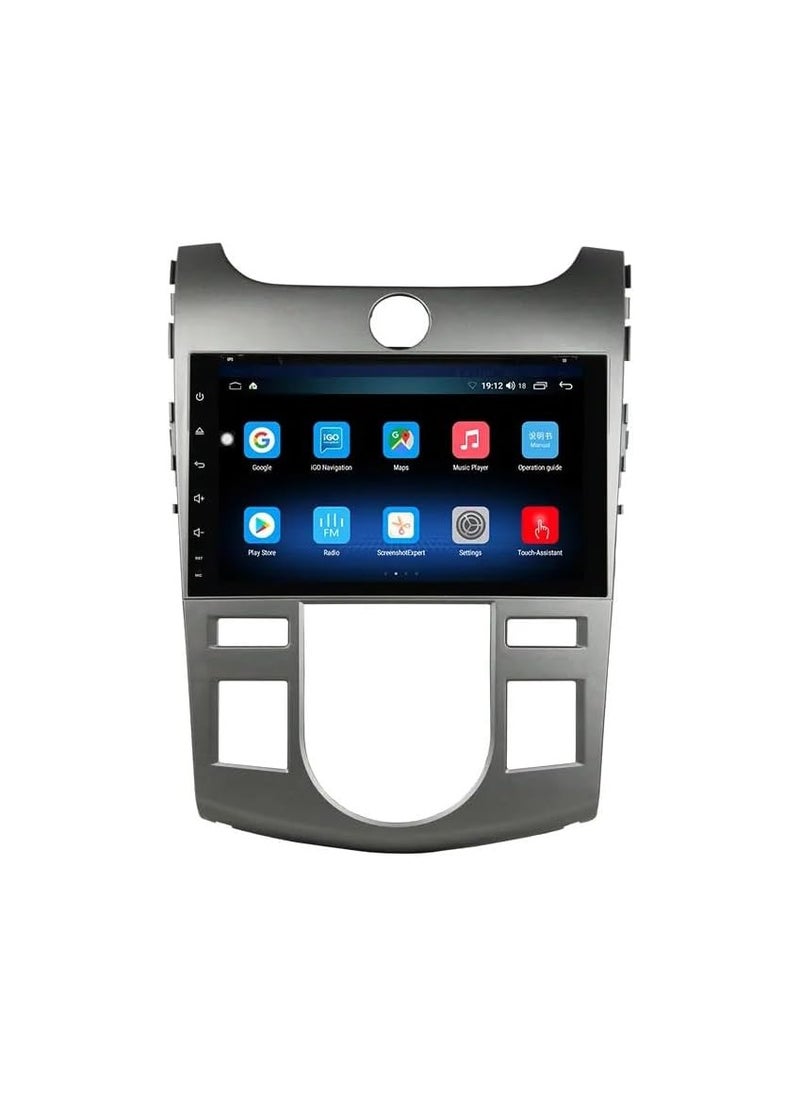 SHEZA STAR - Android Car Stereo for KIA CERATO 2009 2010 2011 2012 2GB RAM 32GB ROM Support Apple Carplay, Mirror-Link Wi-Fi BT, Radio GPS Navigation, 9 Inch IPS Touch Screen with Backup Camera Included - Image 1