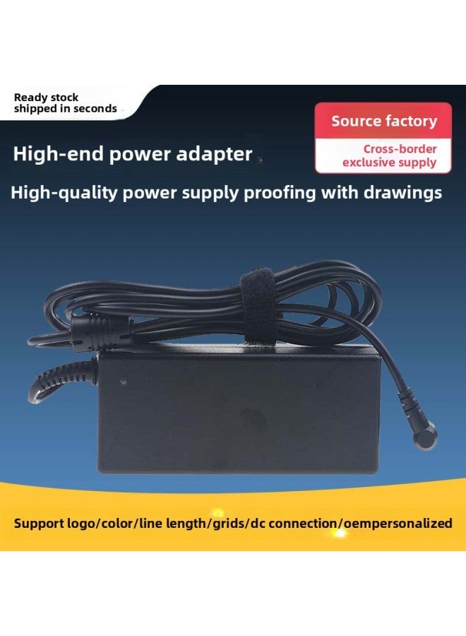 80W Stable Direct Charging Display Charger 19V For Samsung TV Power Adapter-Color:Black-Specifications:80WTV Power Adapter