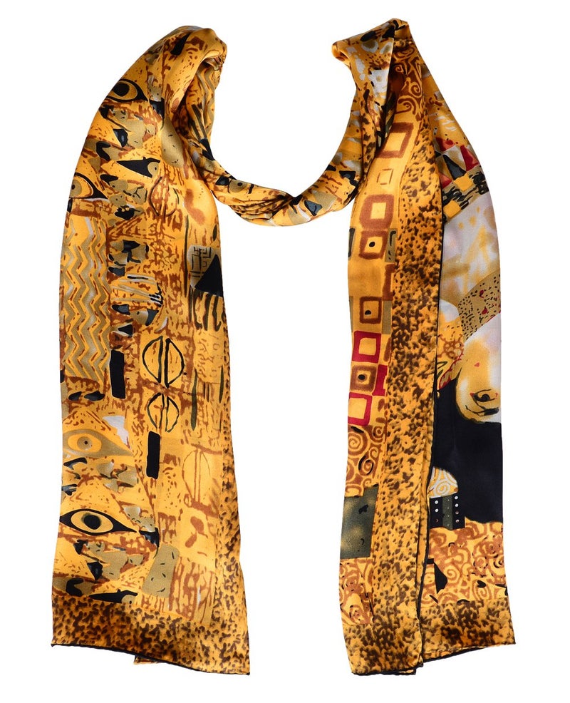 Salutto Women 100% Silk Scarves Egypt Style Scarf - Image 2