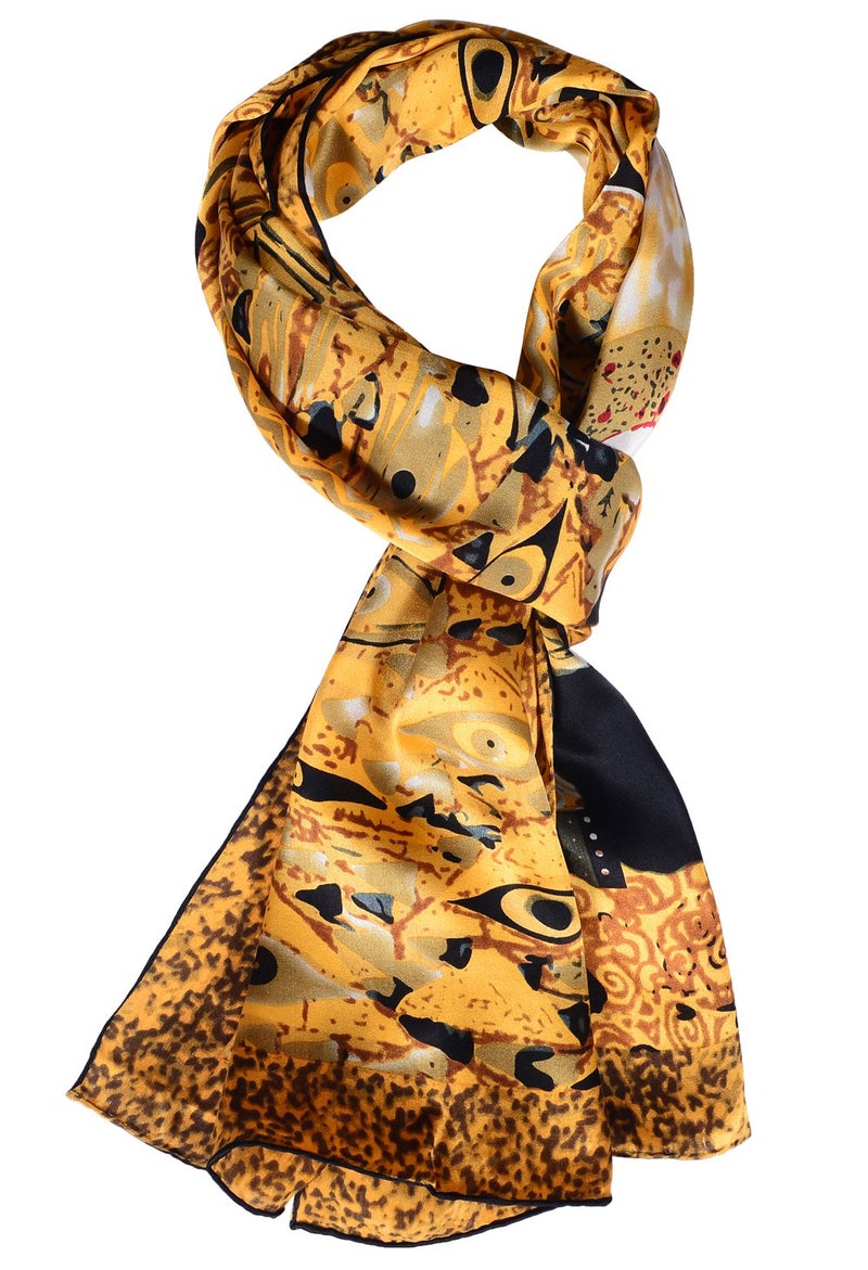Salutto Women 100% Silk Scarves Egypt Style Scarf - Image 1