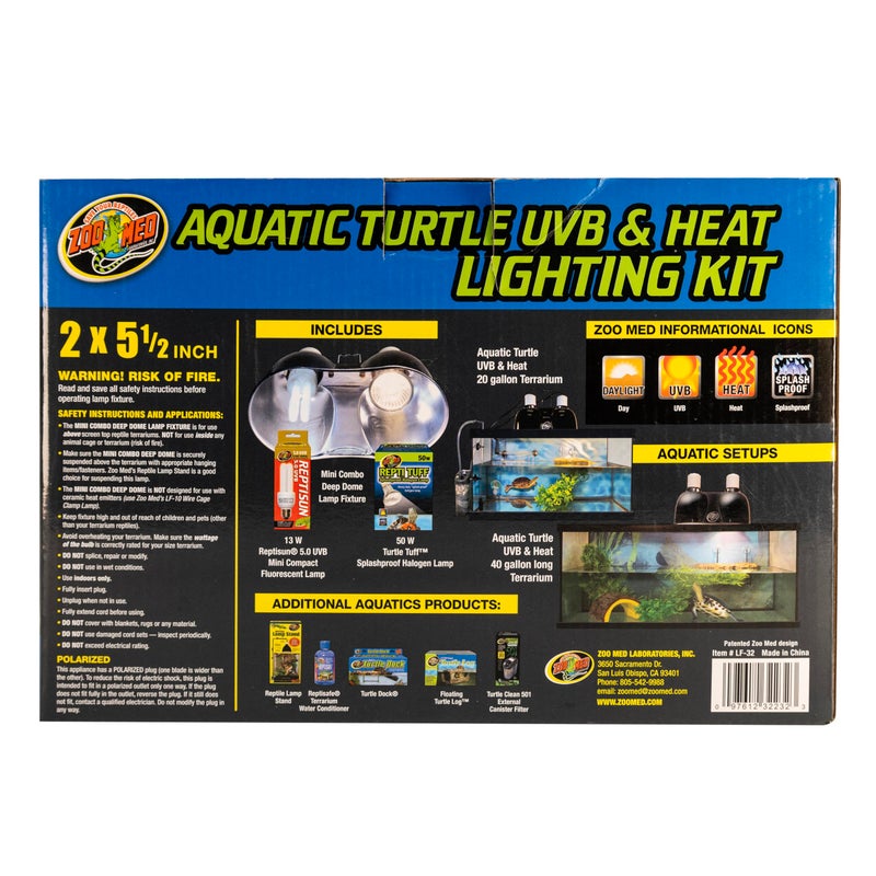 Zoo Med Aquatic Turtle UVB Heat Lighting Kit - Image 3