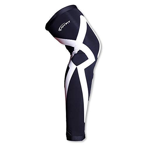 JoyFit - Calf Compression Sleeve- Leg Compression Socks, For Pain Relief, Muscle Swelling, Basketball, Football, Badminton, Running, Gym Exercise, Cycling (Single) (Small) - Image 1