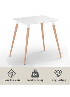 Mahmayi Mahmayi Cenare Dining Set (Dining Table + 2 X Cushion Chair) - WHT  - Image 2