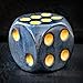 BESCON Solid Acrylic Jumbo DND Dice 40MM Pearl Black D6 Big Playing Dice - Image 2
