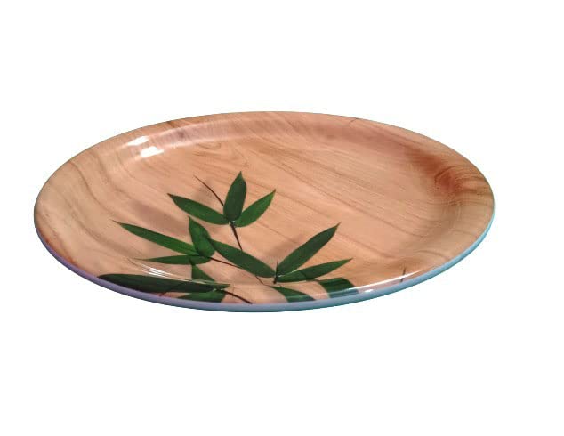 Servewell Melamine Quarter Serving Plate Set of 4 Bamboo Delite - Image 5