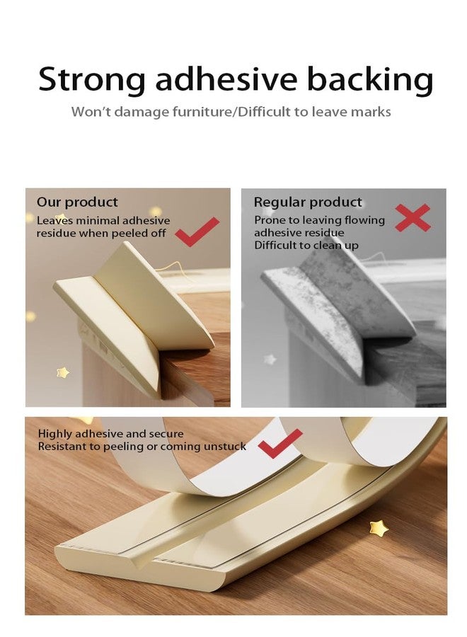 CLICKFIT Baby Safety Edge Guard for Furniture – Foam Corner Protector for Baby Proofing, Table Corner Guards & Child Safety Bumper Strip – Cute Printed Design, Strong Adhesive (2m Roll) (Grey) - Image 4