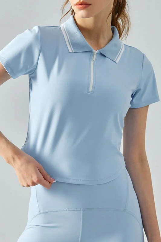 SVL SVL Perfect Polo Tshirt Sky Blue