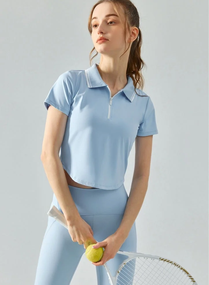 SVL SVL Perfect Polo Tshirt Sky Blue