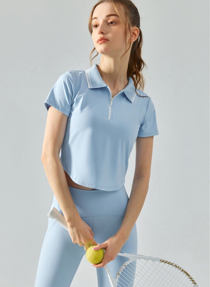 SVL Perfect Polo Tshirt Sky Blue - Image 1