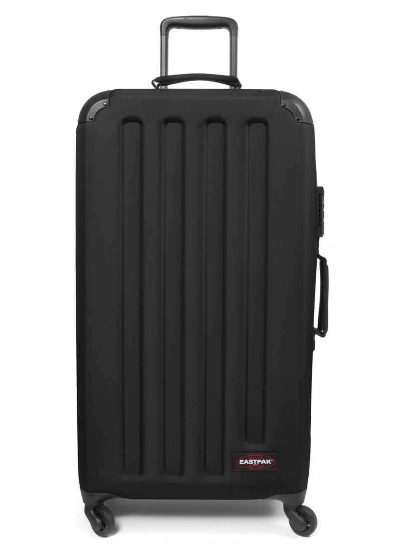 EASTPAK TRANZSHELL Double decker large suitcase Spinning wheels Trolley Luggage Black - Image 1