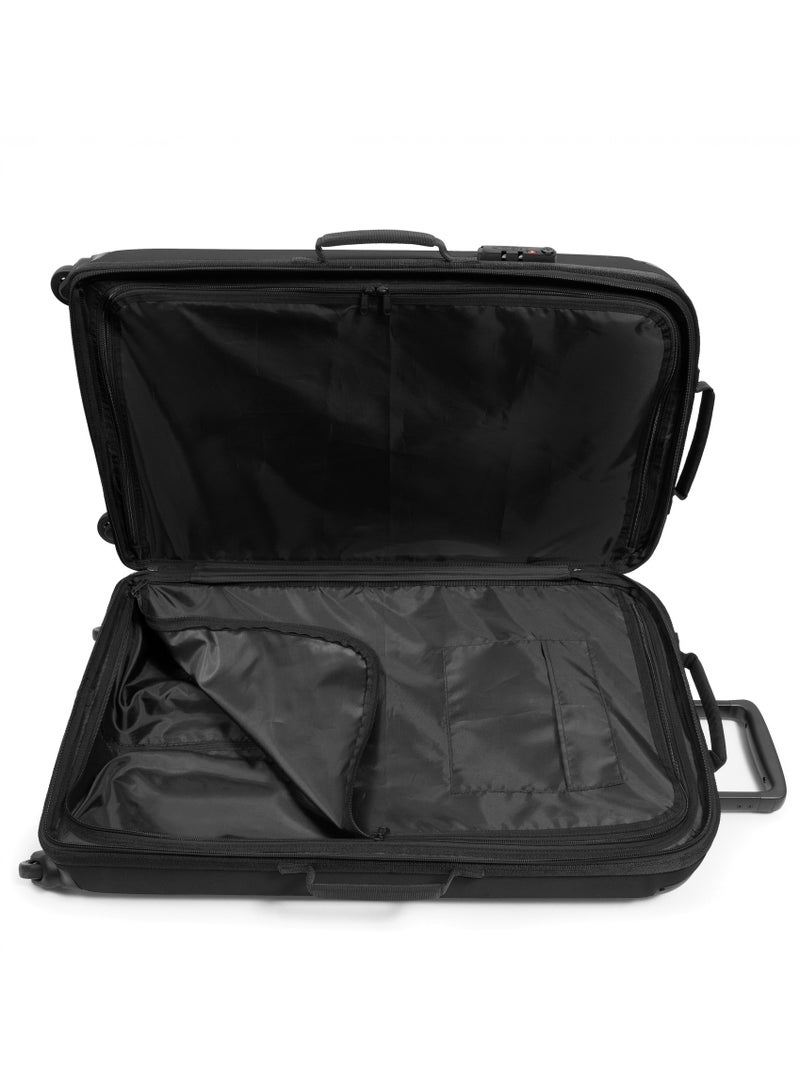 EASTPAK TRANZSHELL Double decker large suitcase Spinning wheels Trolley Luggage Black - Image 4