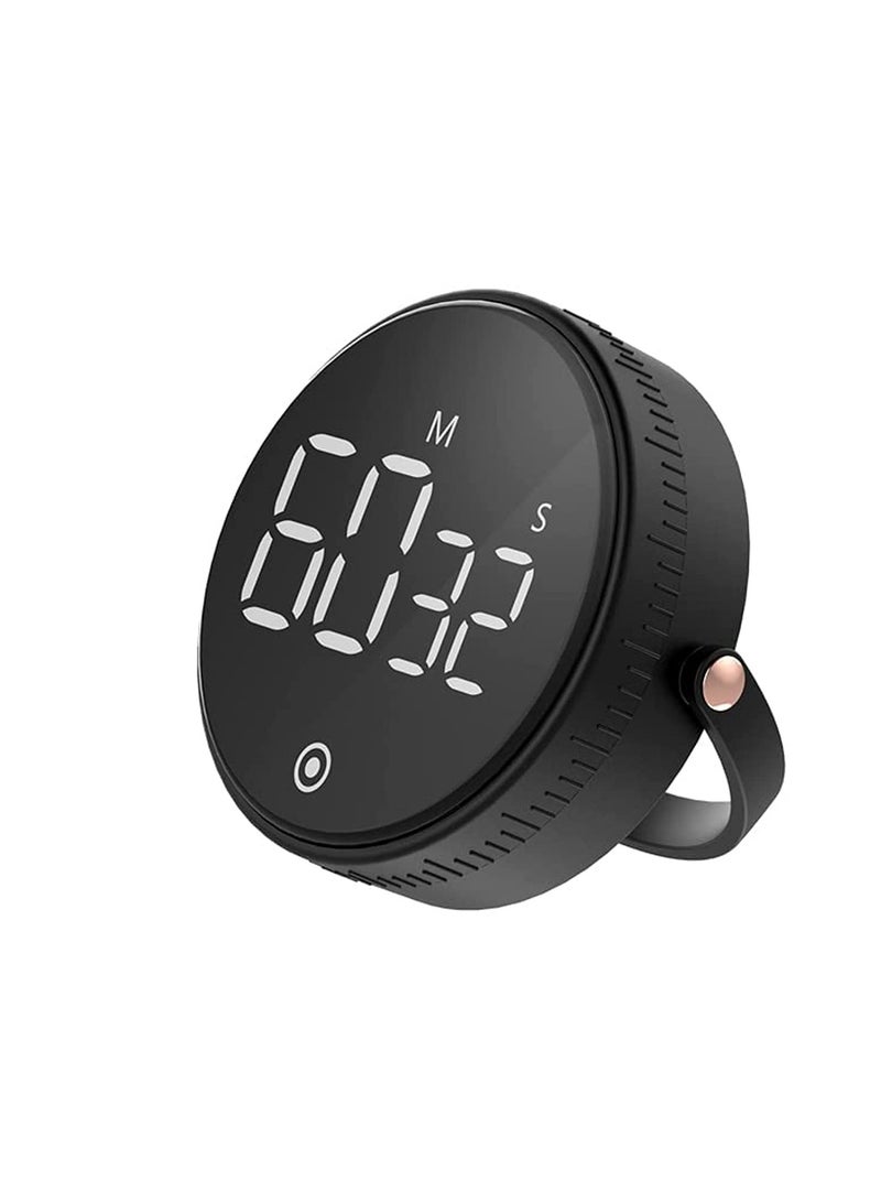 مؤقت مطبخ للطهي، مؤقت رقمي للعد التنازلي مع حامل وشاشة بارزة واضحة ومشرقة، مؤقت مغناطيسي مع جرس عالي قابل للتعديل للصالة الرياضية، الفصل الدراسي، المعلمين، الأطفال، والتمارين الرياضية - Image 1