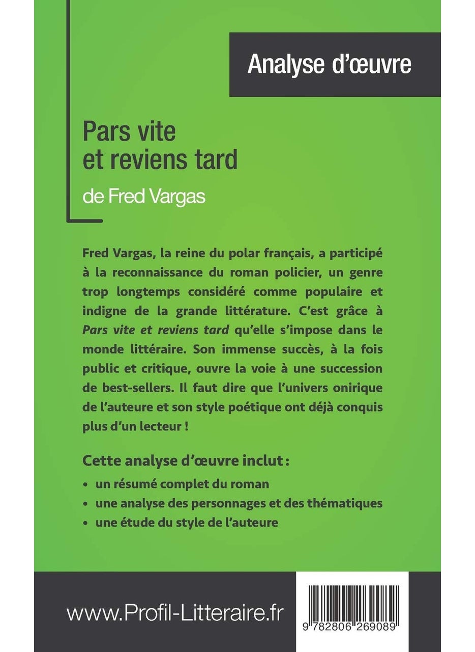 Pars vite et reviens tard de Fred Vargas (Analyse approfondie): Approfondissez votre lecture des romans classiques et modernes avec Profil-Litteraire.fr  - Image 2