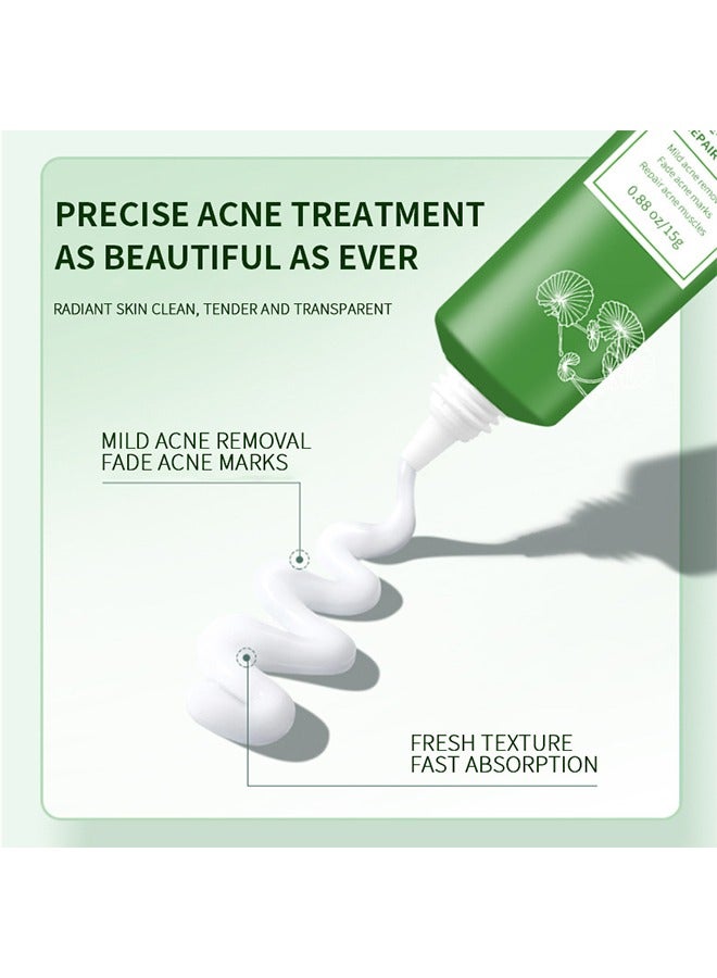 QANZIRE Acne-Removing Repair Cream, Acne Removal Acne Pimple Repair Cream, Natural Cystic Acne Treatment, Premium Acne Scar Cream And Pimple Remover (15g) - Image 5