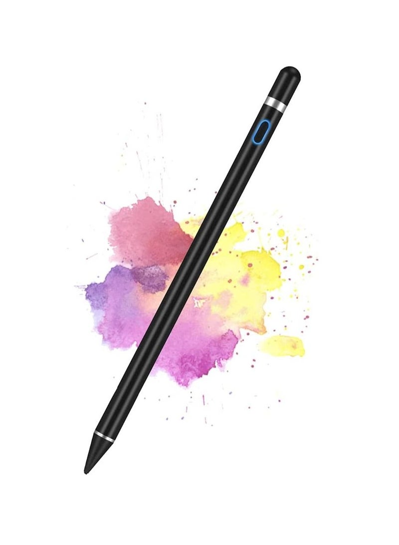 DUSALA Styles Pen Digital Pencil Fine Point Active Pen for Touch Screens,Compatible with iPhone iPad and Other Tablets (Black) - Image 1