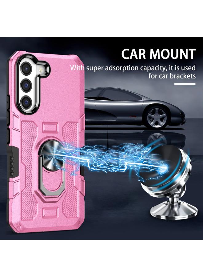 اس-توب جراب لهاتف Samsung Galaxy S21 5G مع حامل حلقي وغطاء هاتف هجين - Image 3